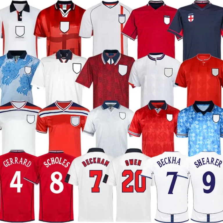 Ranking England’s Most Iconic Football Shirts Through the Decades